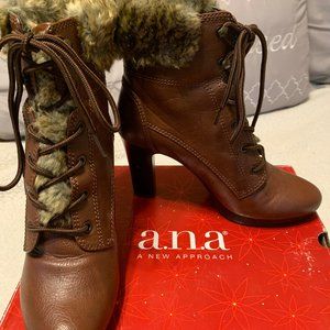 a.n.a  Lace Up Bootie